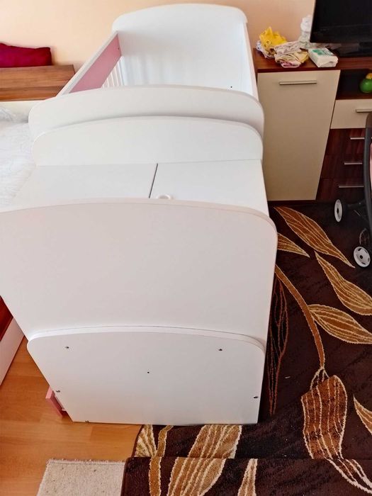 Детско легло-люлка Lorelli Crysta 3 в 1 с матрак