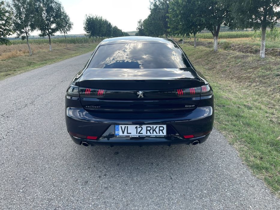 Peugeot 508 GT Plug-in Hybrid 225 | Night Vision | Masaj | Trapă | Istoric Peugeot | 76.000 km