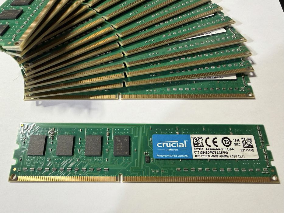 Kit Memorie RAM 16 GB DDR3 - 1600Mhz / CRUCIAL - Micron
