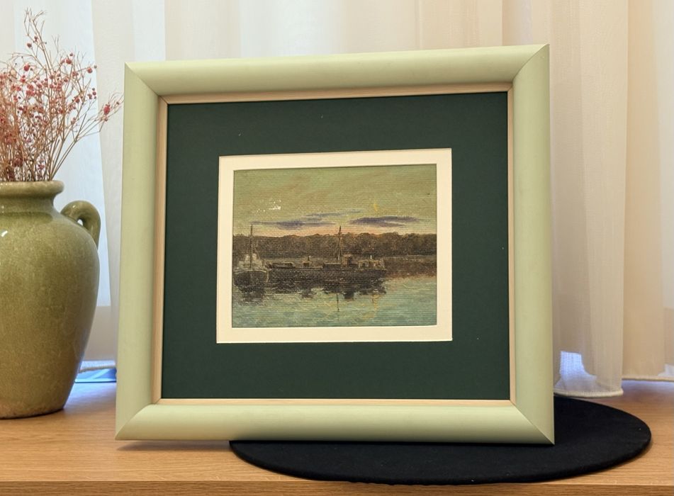 Картины маслом 16 штук (пейзаж) в новой раме, Rasimlar