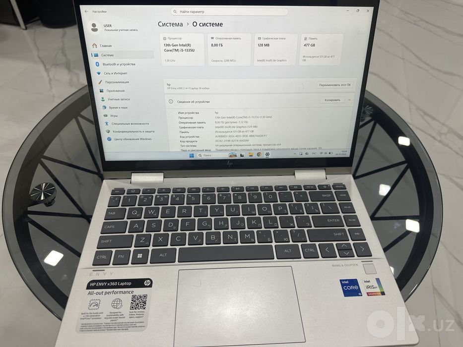 Ноутбук HP Envy x360 за пол цены!!! Core i5 1335U 8GB 512GB SSD