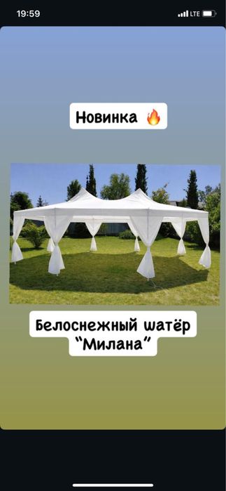 Аренда шатер, палатка