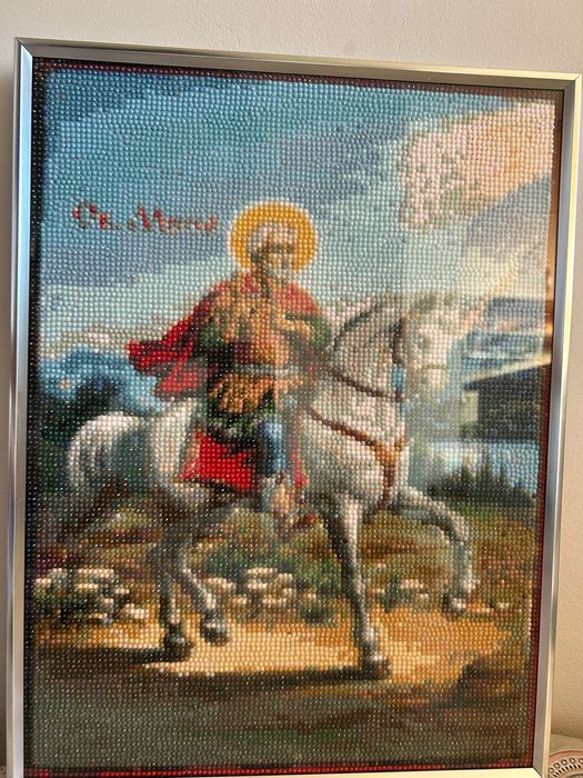 Намалени диамантени гоблени- наредени