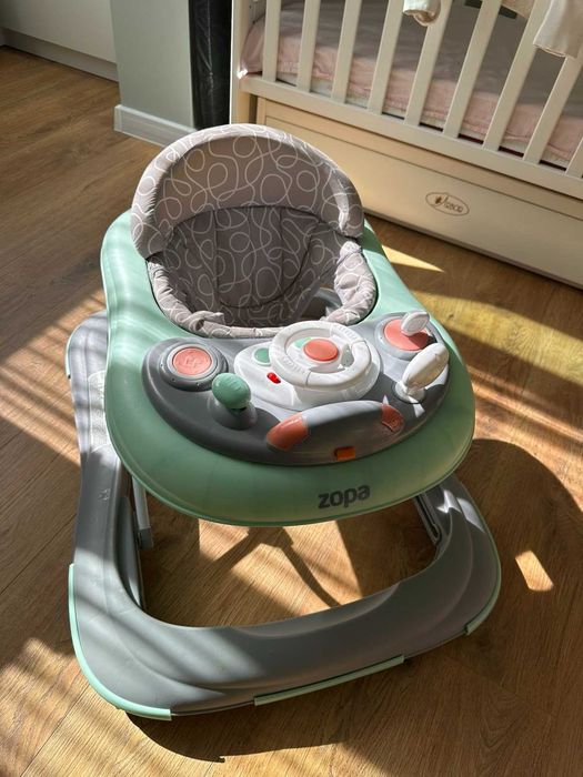 Zopa Бебешка проходилка Fiesta Grey/Mint