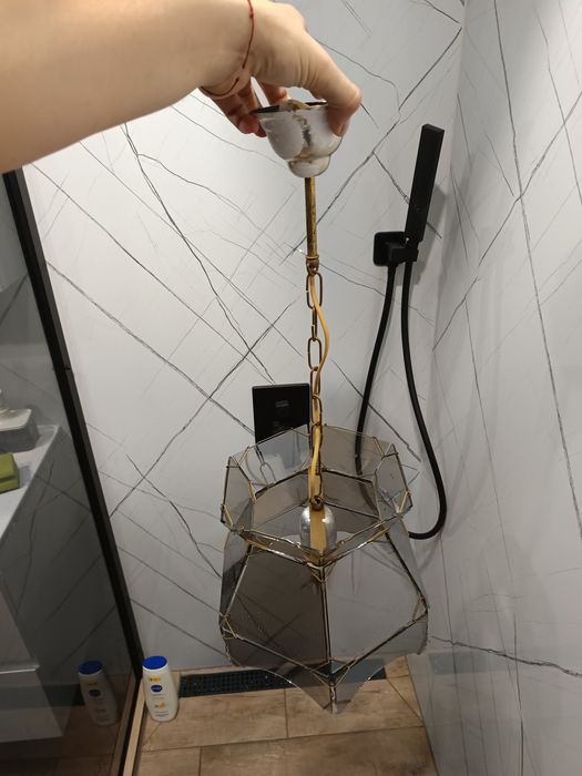 Стъклен полилей Е27