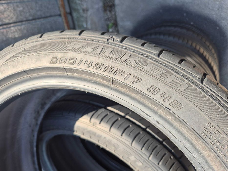 2 Anvelope de VARA - 205/45/17 84W - Falken Azenis - Stare F BUNA - DOT 2021 RFT !