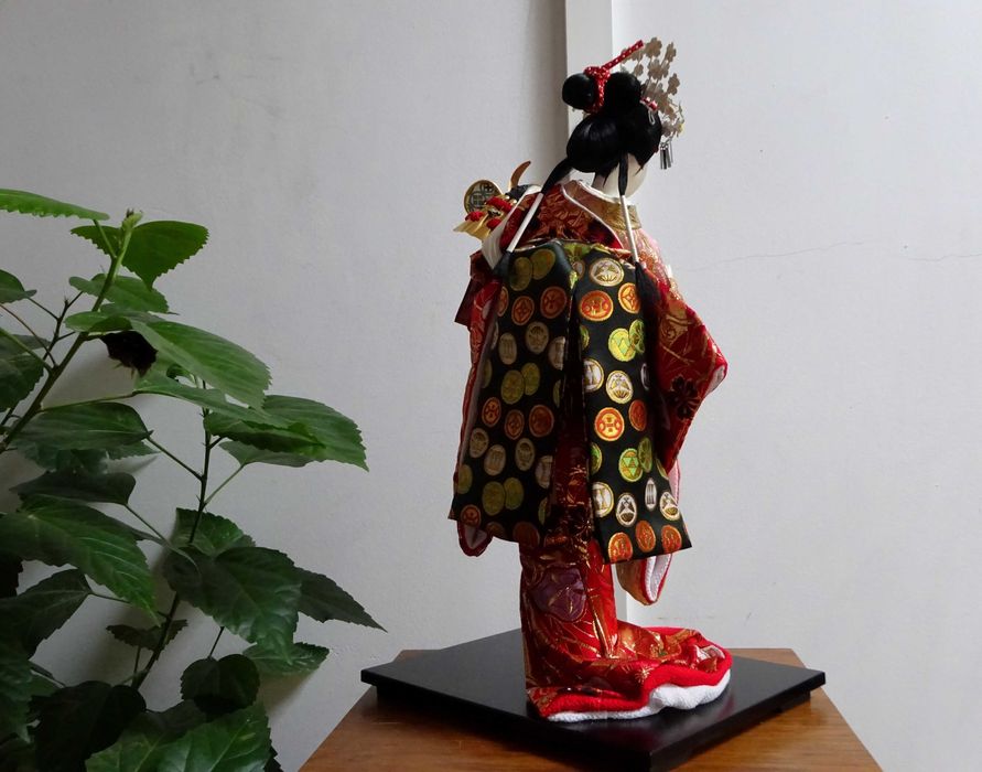 Gheisa japoneza Mare, cu casca si armura Vikinga - veche si deosebita