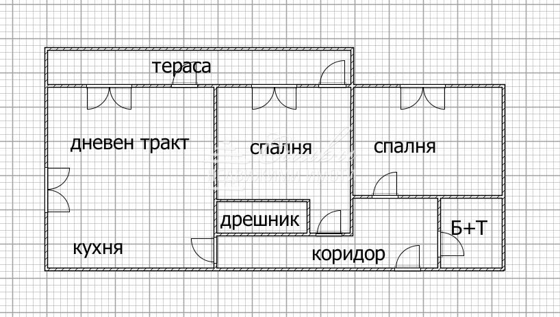 Тристаен Тухлен апартамент Ново строителство- кв. Център