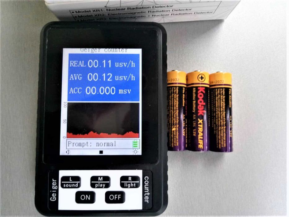 Гайгер Мюлеров брояч дозиметър Geiger Гайгеров детектор за радиация