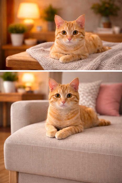 Кошечка домашняя