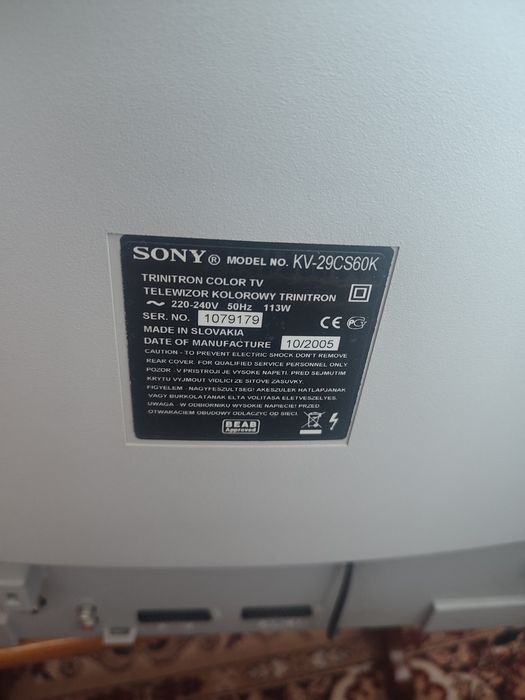 Televizor Sony clasisc