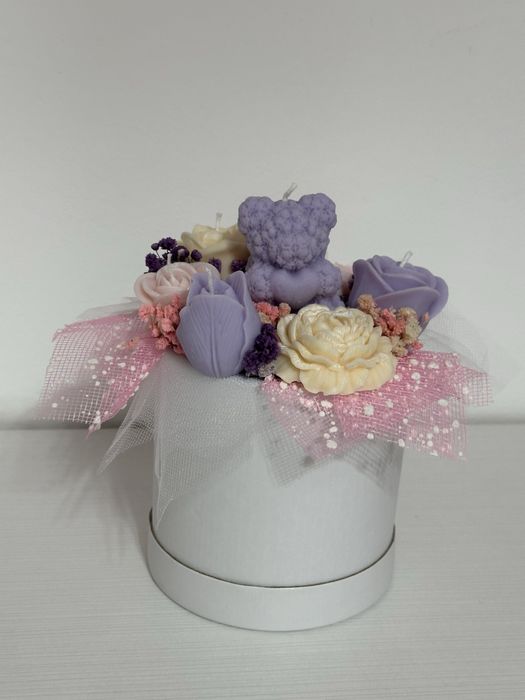 Букети от ароматни соеви свещи