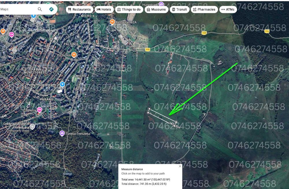 Teren extravilan - 14.387mp - Valea Seaca - Hunedoara