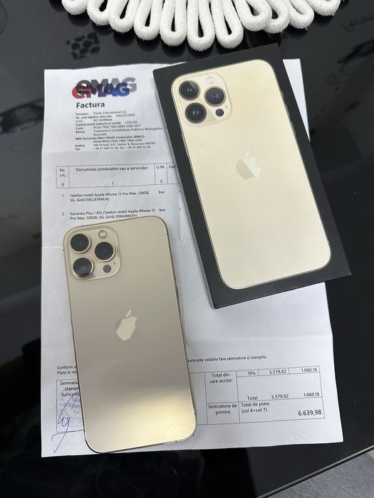Iphone 13 pro max gold fullbox