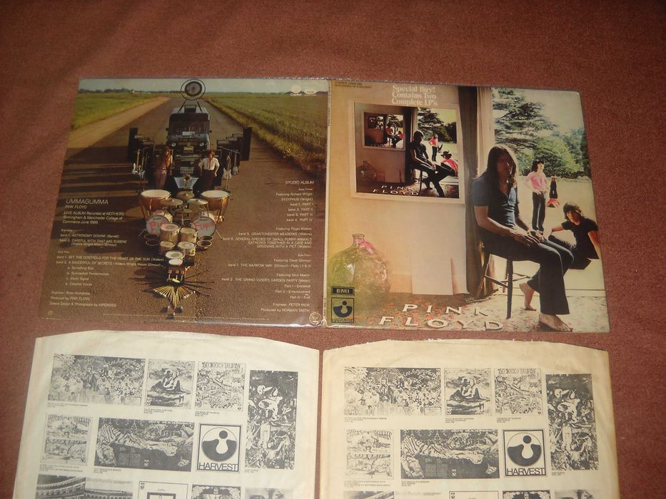 Pink Floyd:Ummagumma (1969)(2LP Made in UK) stare Ex/Ex, editie veche