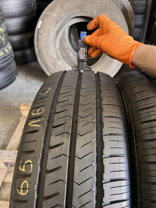 2 anvelope vara NOI 215/65/16 C , Hankook , 8 mm !