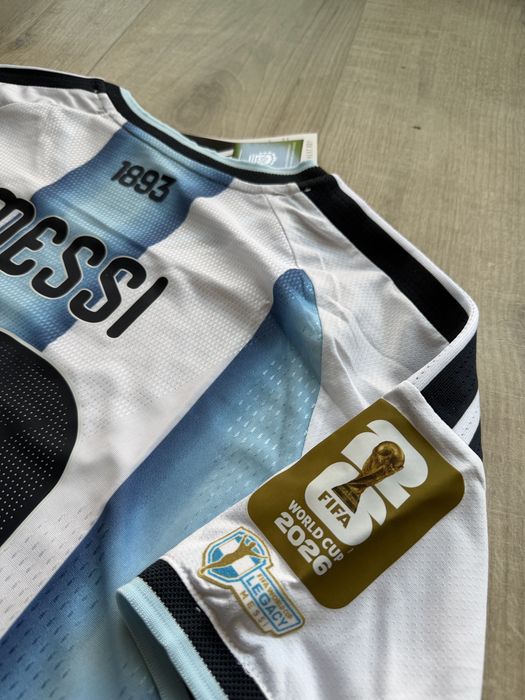 Tricou de fotbal Adidas Argentina Messi 10 finala vs Spania Leo Messi 10 marime M nou