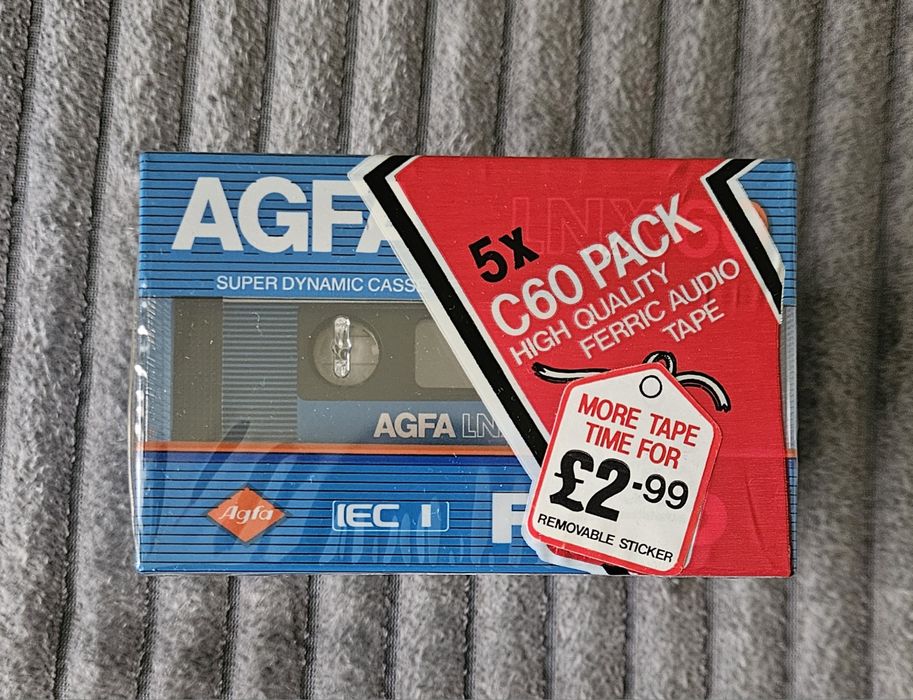 5 Casete Audio AGFA LNX60 sigilate