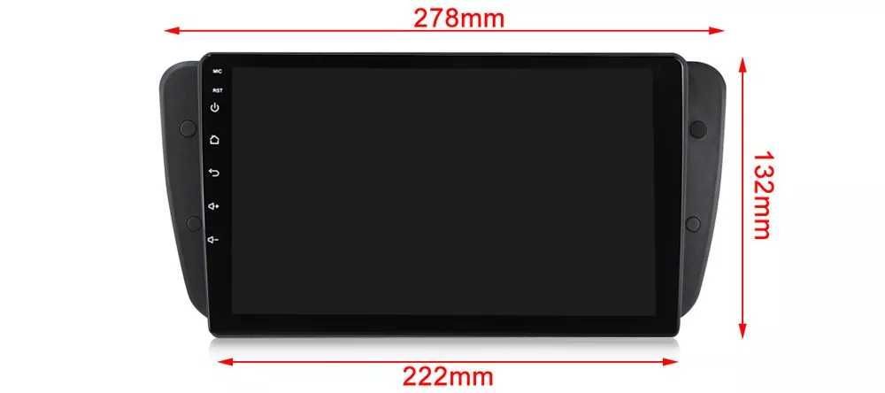 NAVIGATIE Android 14 Seat Ibiza 6j 2009-2013 1/8 Gb CarPlay + CAMERA