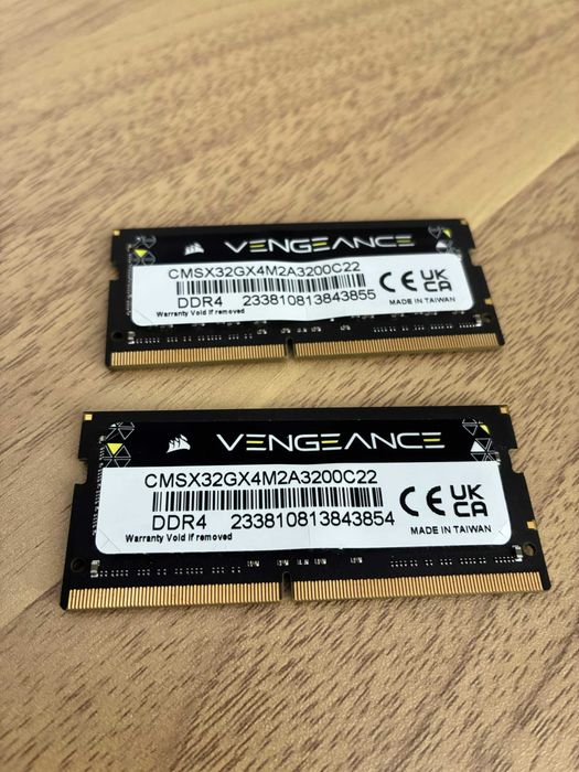Corsair Vengeance 32GB (2x16GB) DDR4 3200MHz CL22 SO-DIMM Laptop