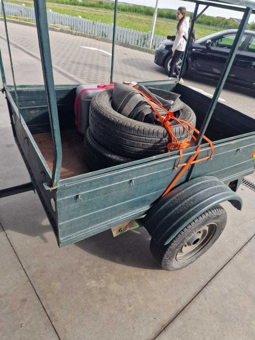 REMORCA 750KG O Axa Categoria B Inmatriculata RO cu fiscal