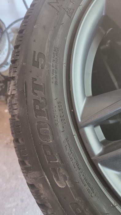 Джанти 17 5х112с гуми dunlop 225 50 17