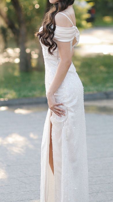 Нежное выпускное платье