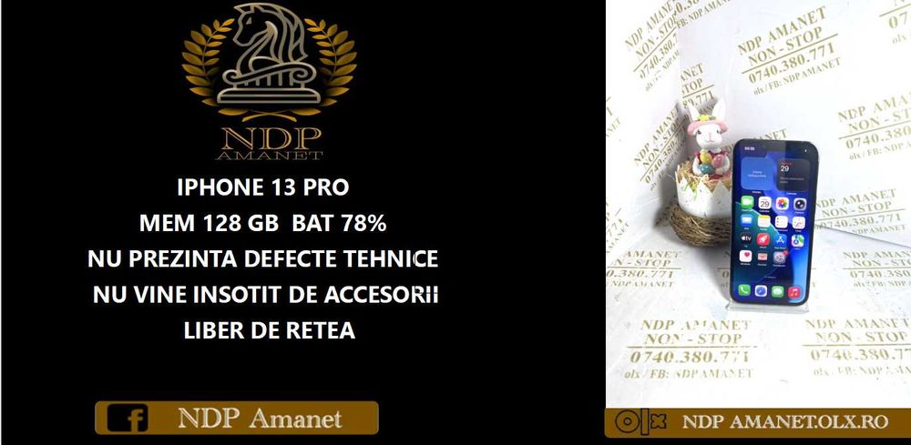 NDP Amanet Calea Mosilor 298 IPHONE 13 PRO ( 53281)