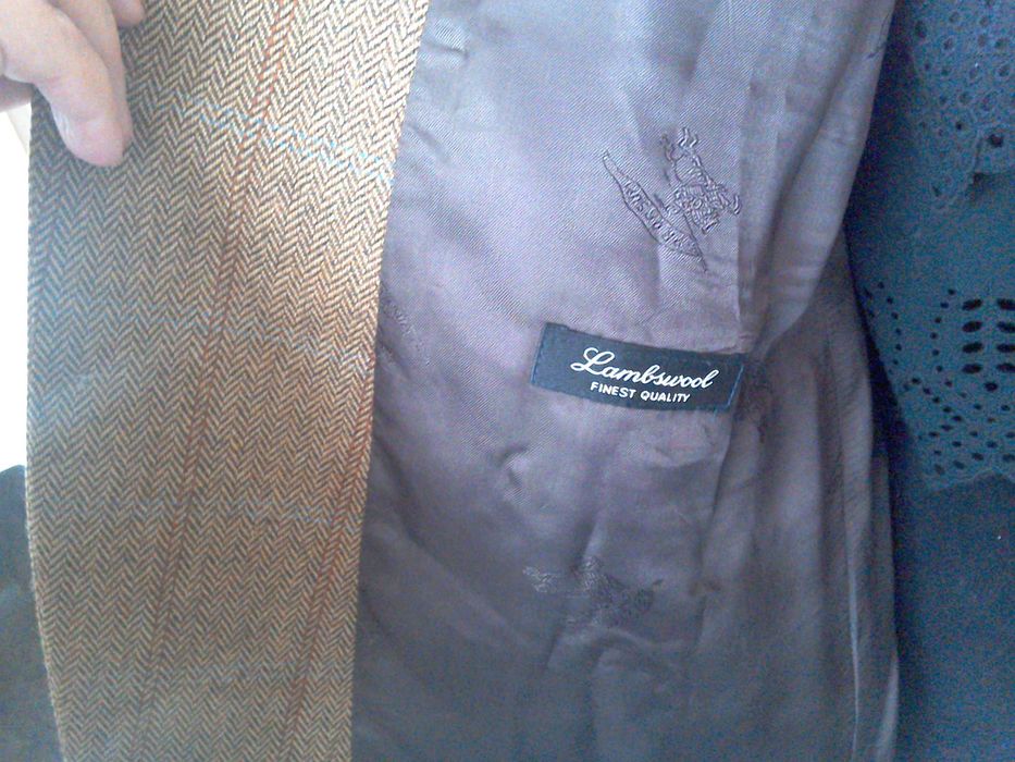 Sacou bărbătesc Burberry, original - lână de miel 100% - NOU - 52/54