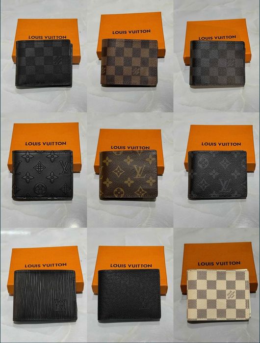 Portofel Louis Vuitton Monogram LV, din Piele Texturată