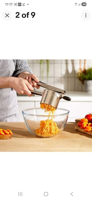 Преса за картофи / Potato Ricer Masher от Неръждаема стомана вносна