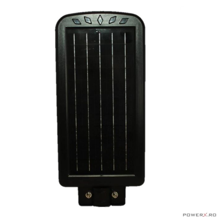 Lampa, proiector 60W, incarcare solara, cu telecomada, Led, stradala