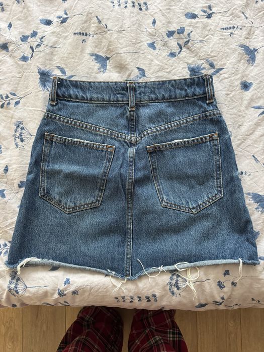 Къса дънкова пола Bershka