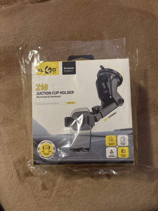 Suport Auto Premium KLGO Z10 - Ventuză Bord/Parbriz - Brat Extensibil
