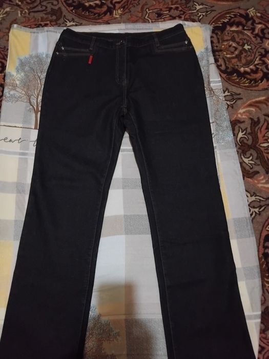 Женские джинсы таласы оригинал с начесом и классические брюки турция