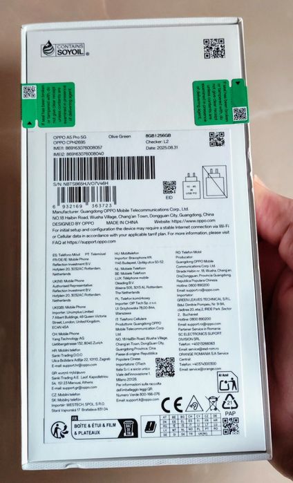 OPPO A5 Pro 5G Olive Green 8/256 GB sigilat !