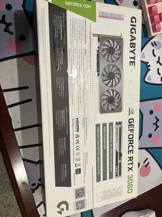 Rtx 3060 12G Gigabyte vision oc