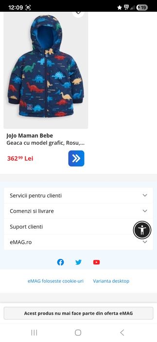 Geaca jojo mama cu 2 fete