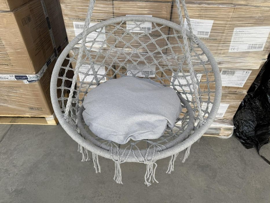 Висяща градинска люлка с възглавница - пълен релакс във вашият дом и градина