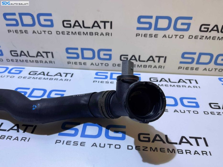 Furtun Conducta Cot Cuplaj Senzor Temperatura Radiator Apa Volkswagen Golf 5 1.9 TDI BKC BRU BXE BXF 2004 - 2008 Cod 1K0122051EL [D0619]