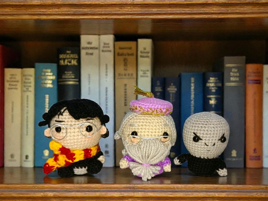 Набор вязаных фигурок