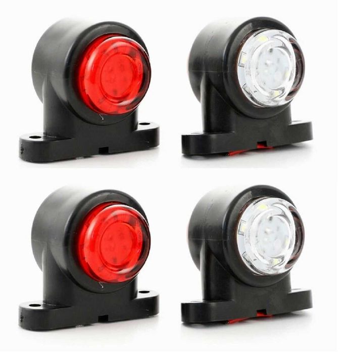 1 бр. мини ЛЕД LED рогчета габарити с 12 SMD диода  12-24V