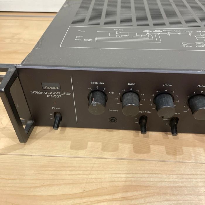 Sansui au307 интегральный усилитель