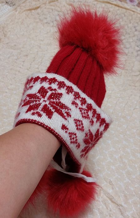 Детская зимняя шапка