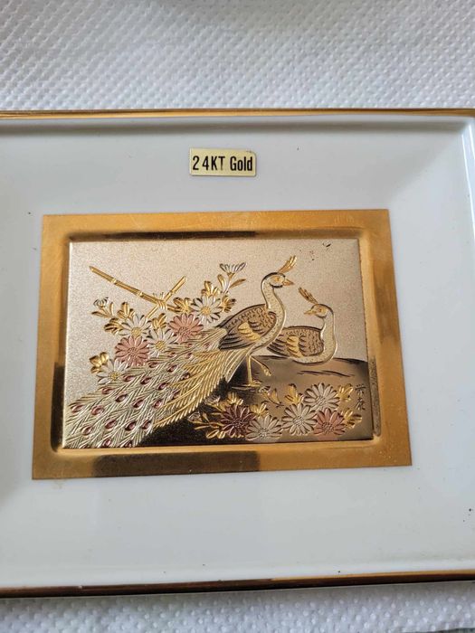 Tablou placat cu aur de 24k
