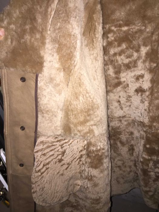 Мъжки кожух естествена кожа