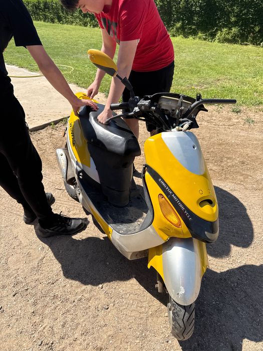 Скутер на части