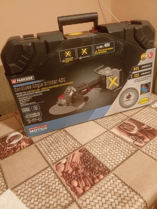 Акумулаторен ъглошлайф Парксайд 230мм