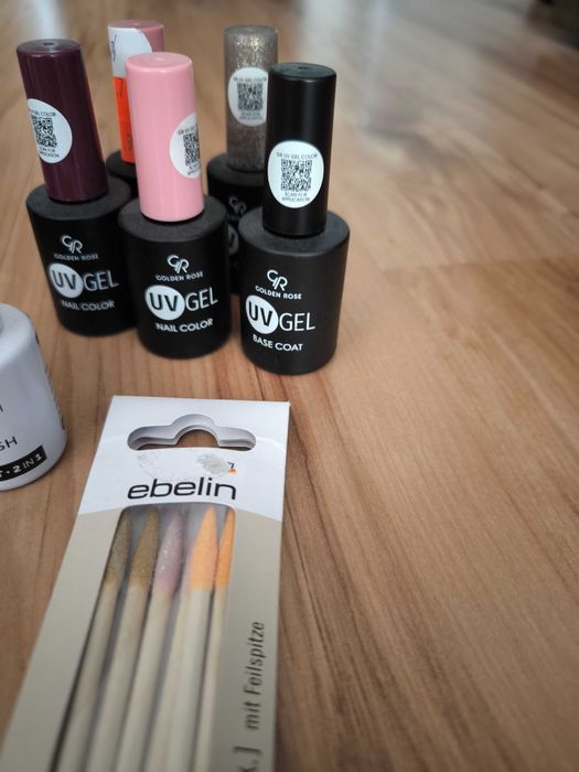 Лампа за гел лак+базови продукти за маникюр