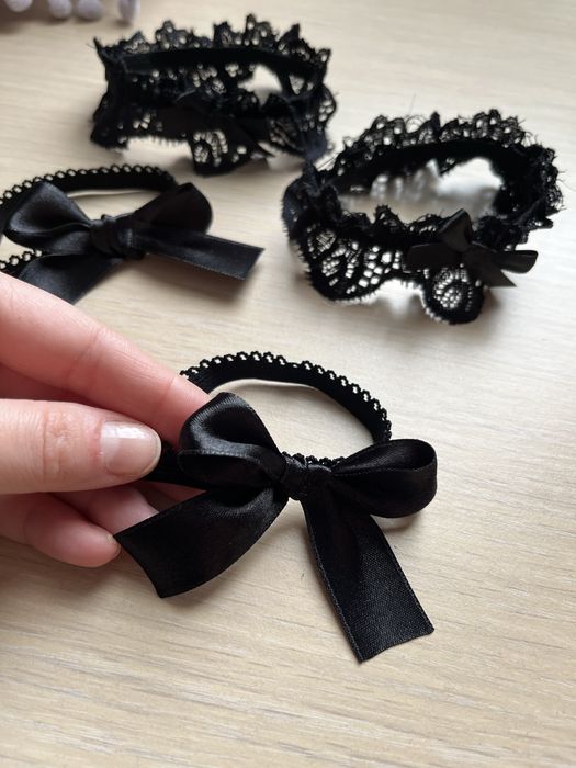 Set Dantelă detașabilă pentru șosete - goth rock